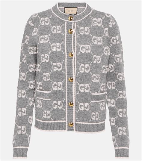 gucci grey cardigan